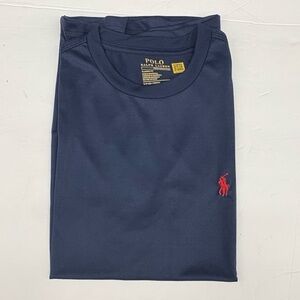 Polo by Ralph Lauren Navy Short Sleeve Crewneck Tee with Red Pony